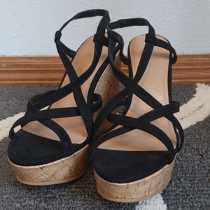 BRAND NEW strappy wedges